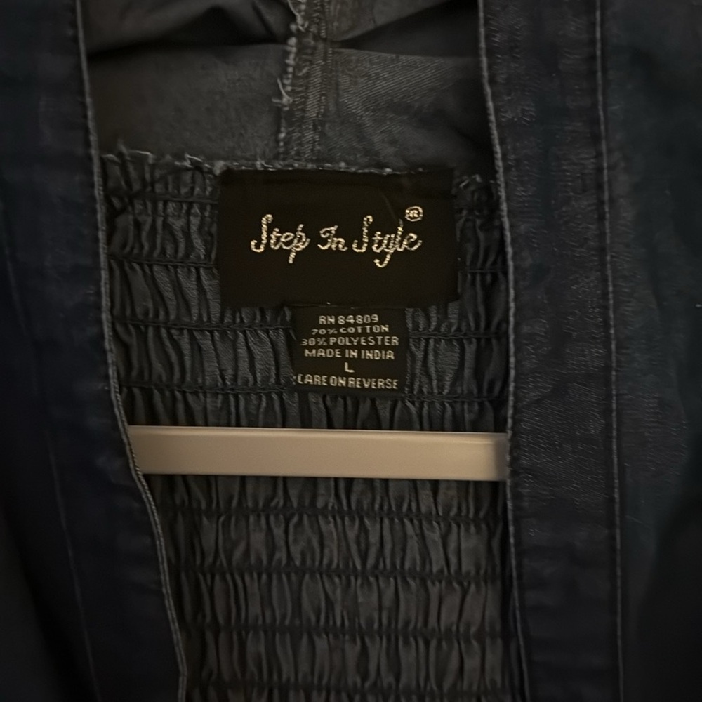 Step in Style Denim Long Dress - Picture 3 of 4